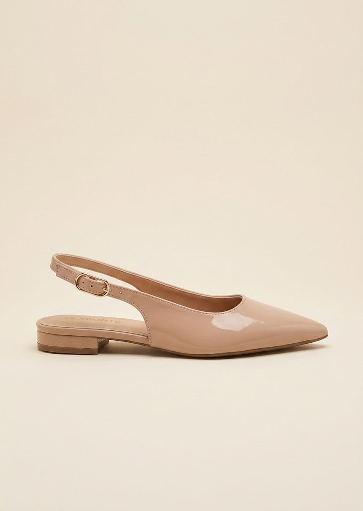 Pointed Toe Slingback Flats