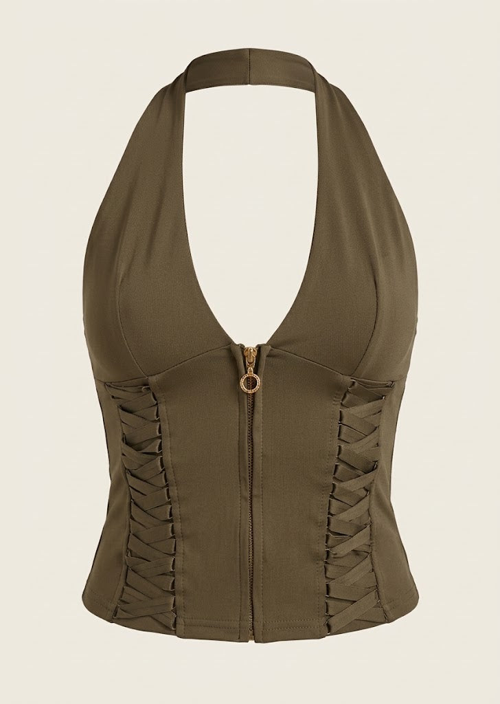 Corset Halter Top