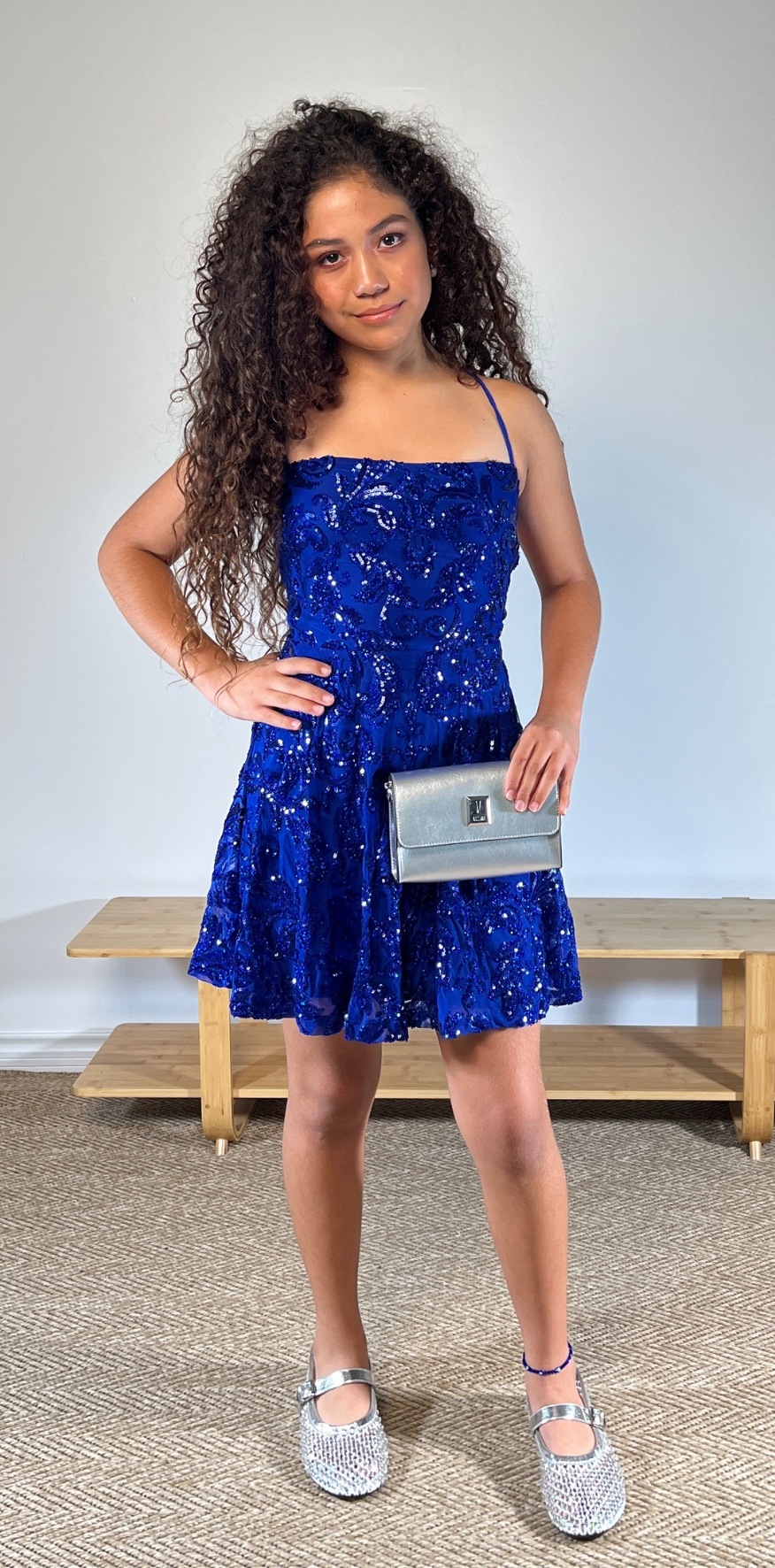 Royal Blue Sequin Minidress