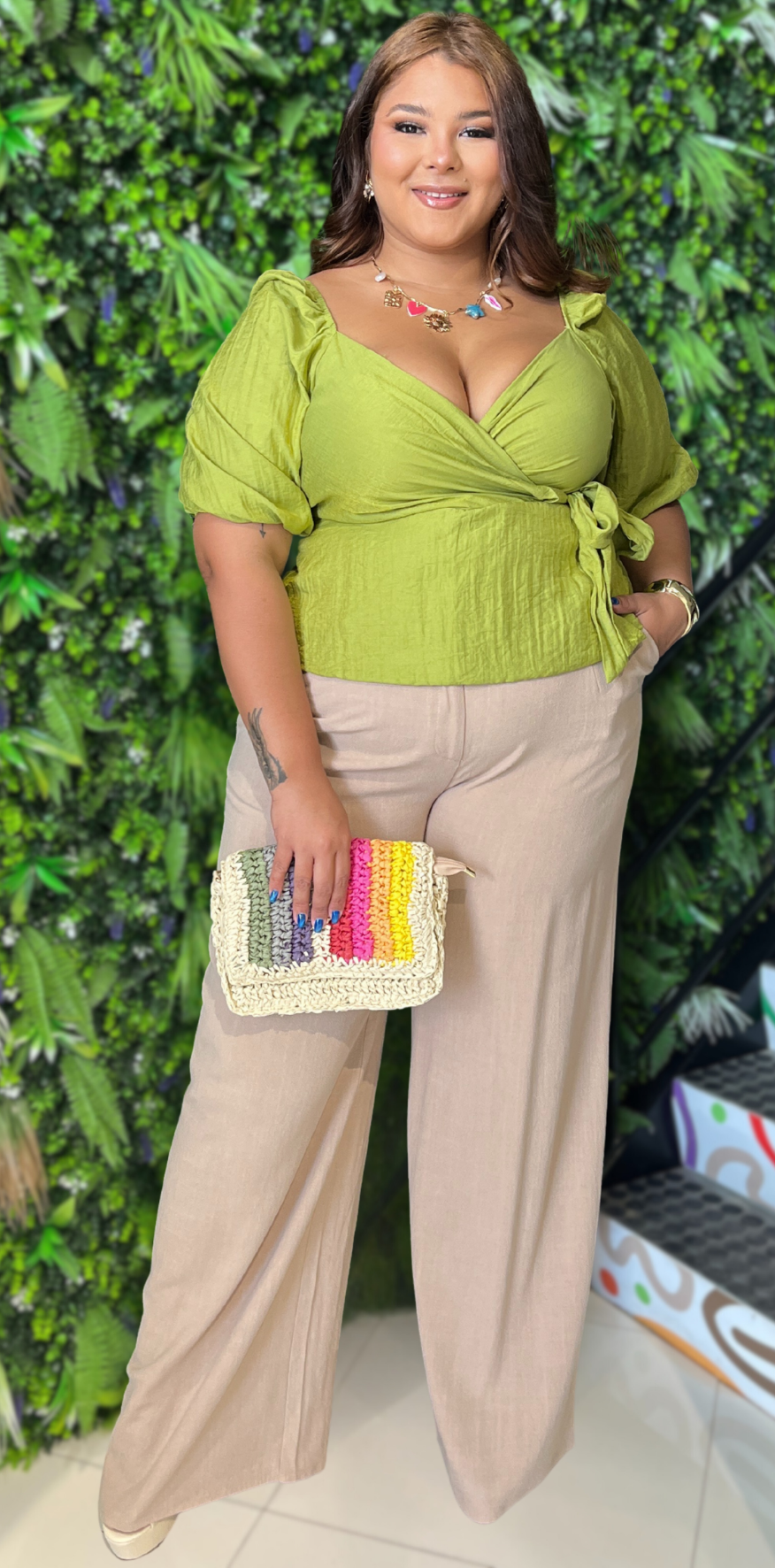Beige Trousers