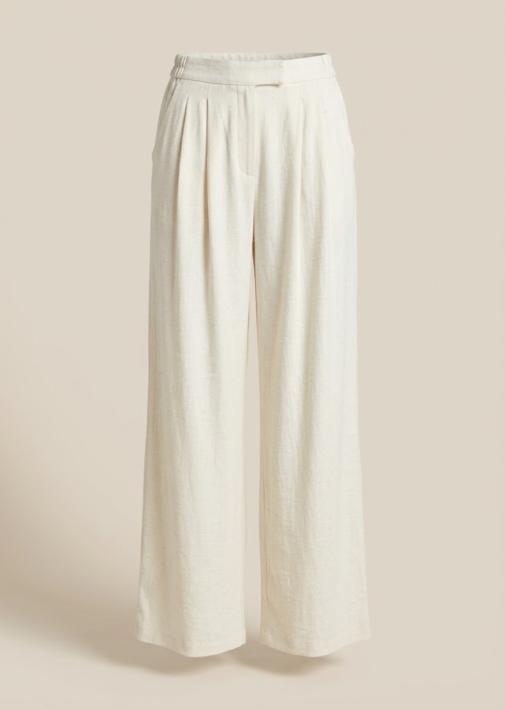 Pleated Linen Trousers