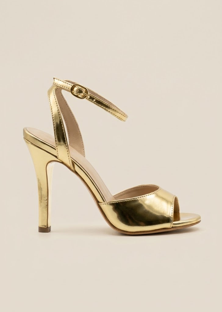 Gold Platform Heels