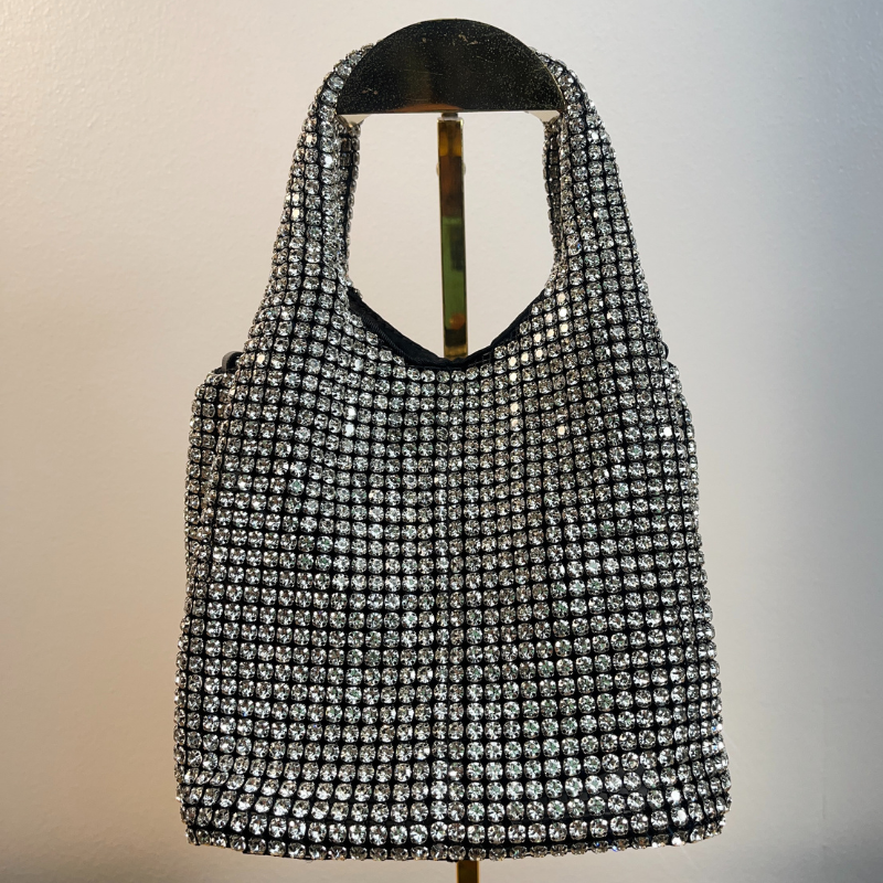 Silver Studded Purse