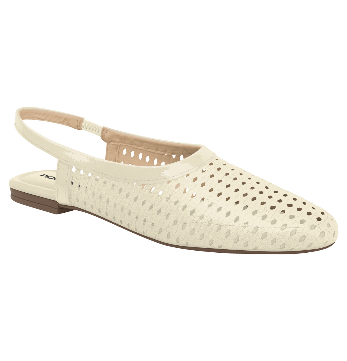Creme Slingback Flats