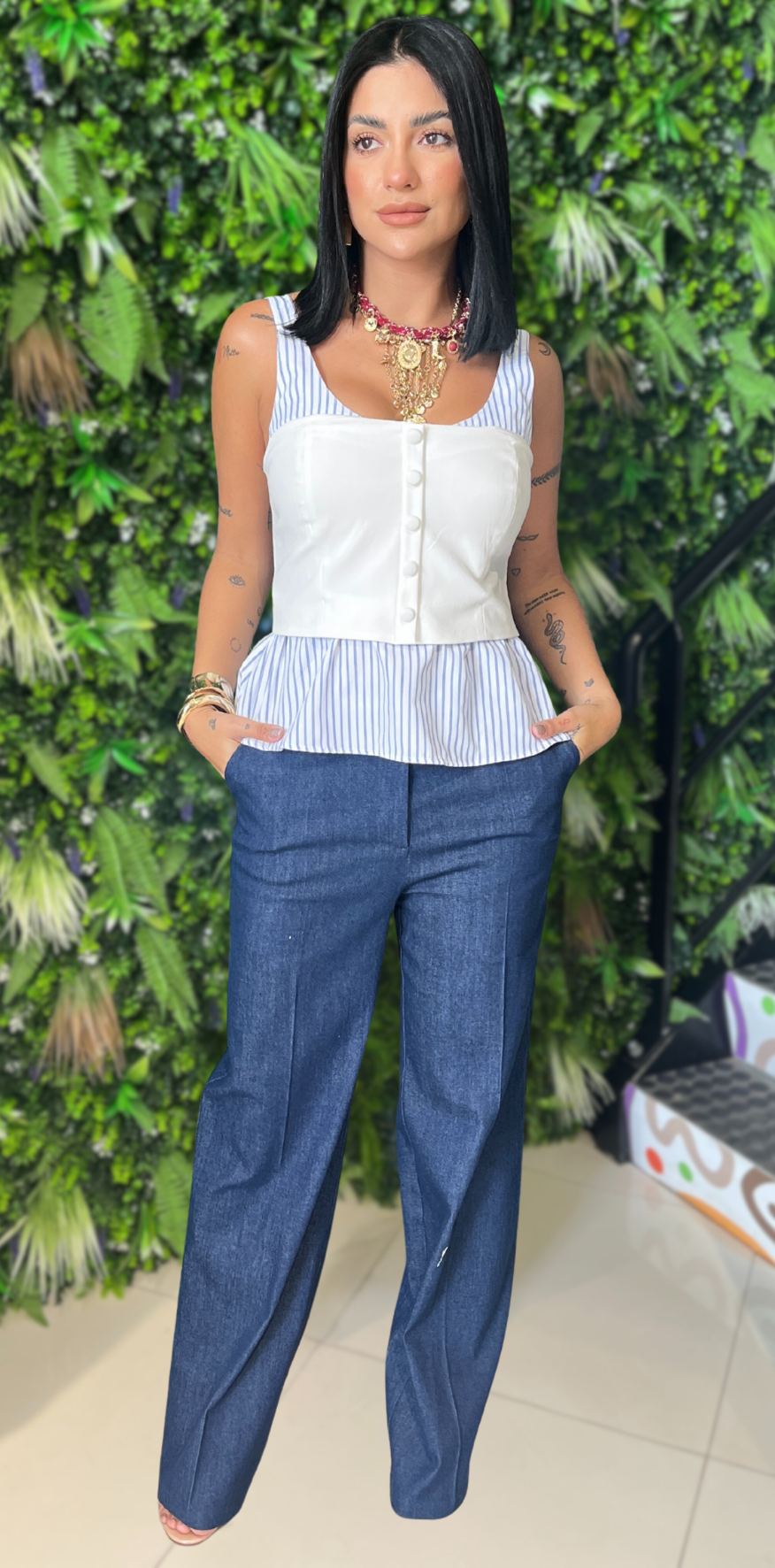 Denim Blue Pants