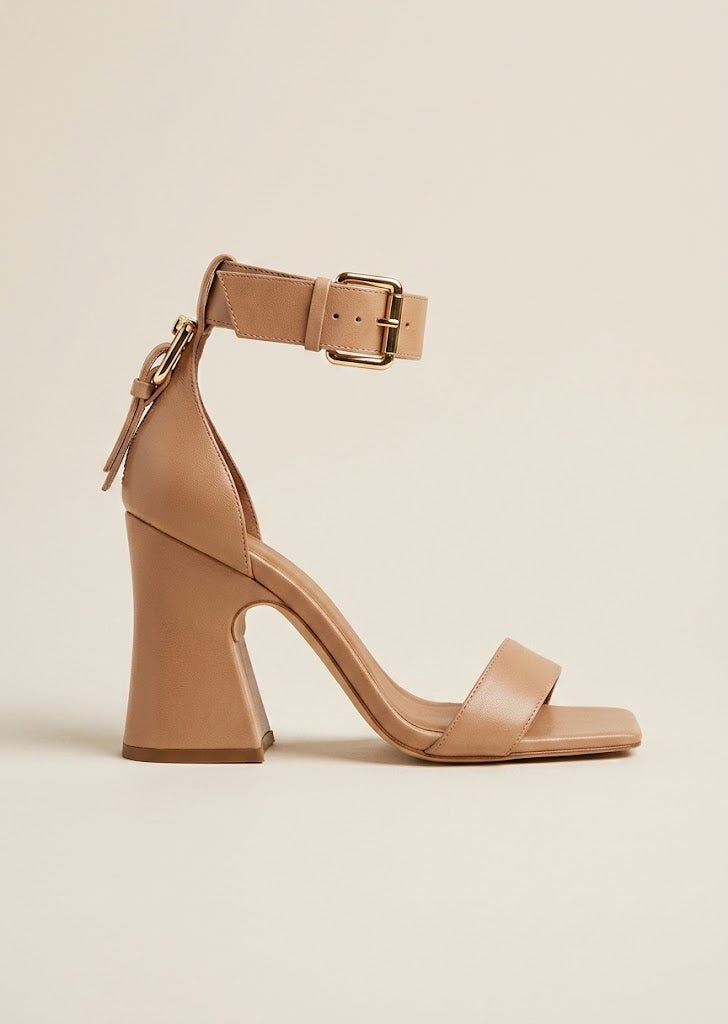 Wide Ankle Sculpted Block Heel