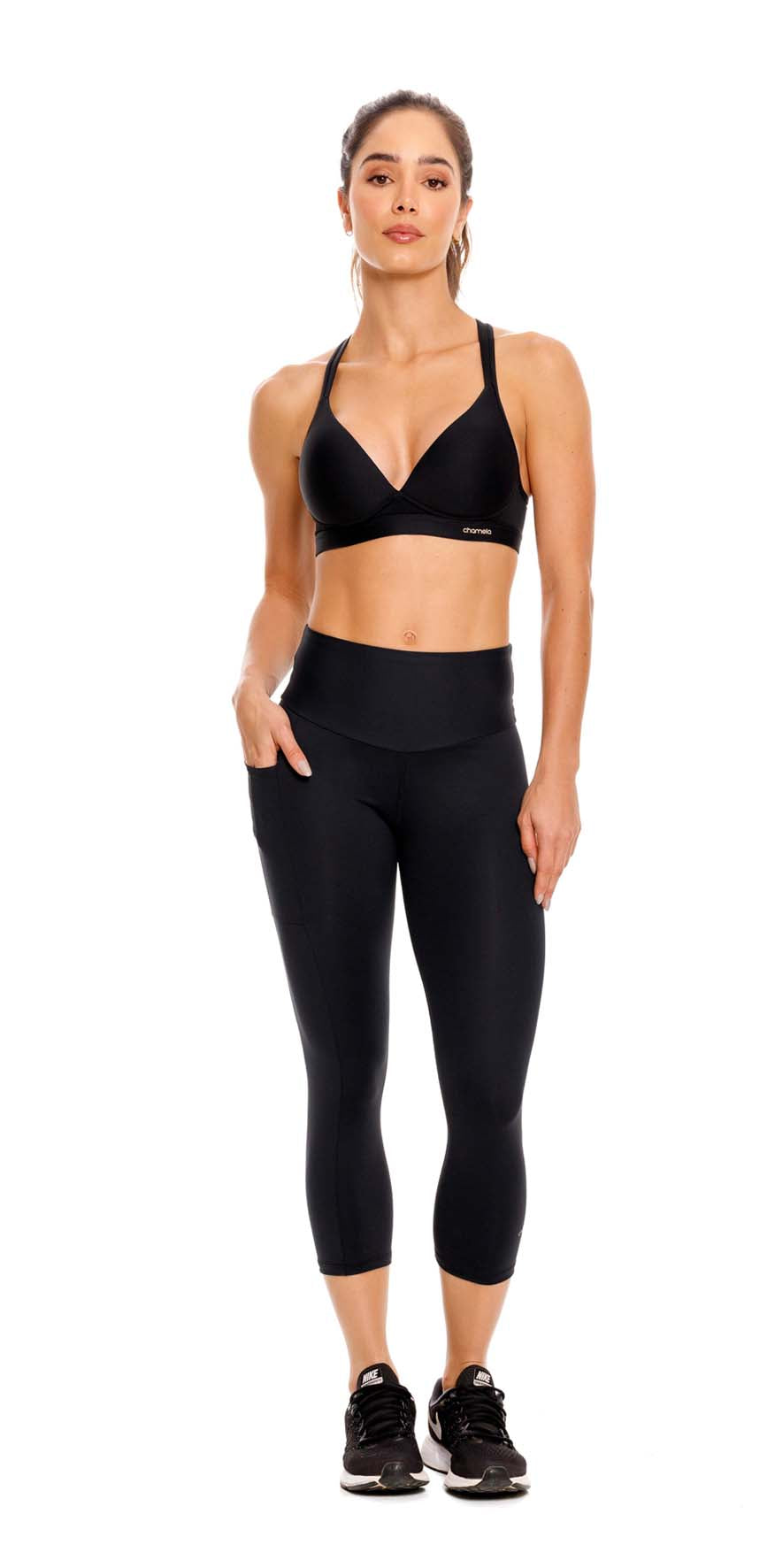 Black Sports Bra