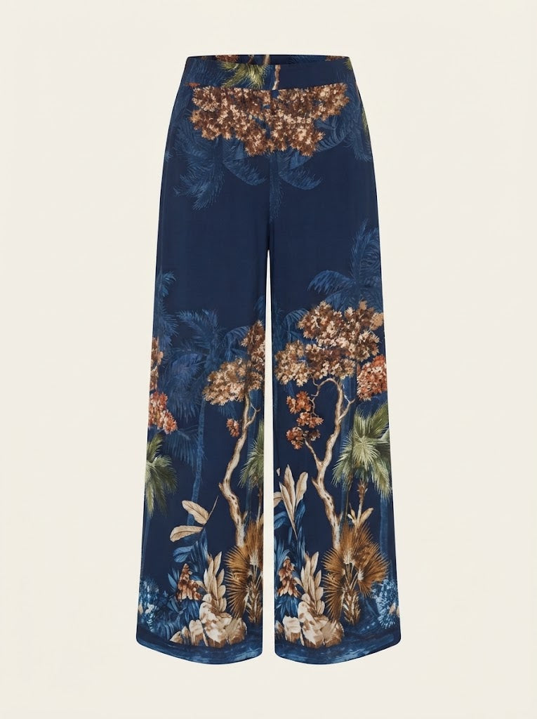 Graphic Motif Trousers