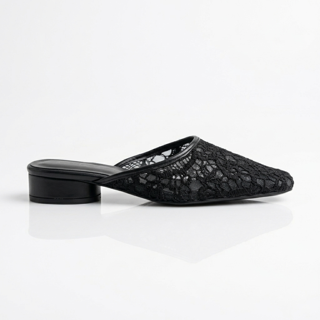 Lace Slide Shoes