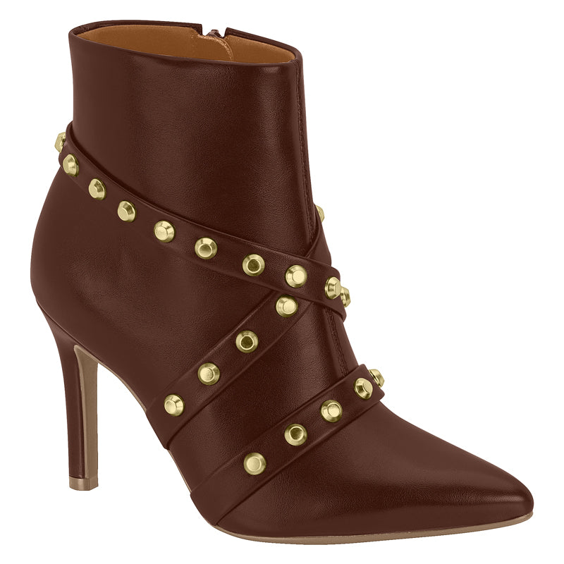 Brown Studded Boots