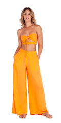 Orange Swimwear Pants