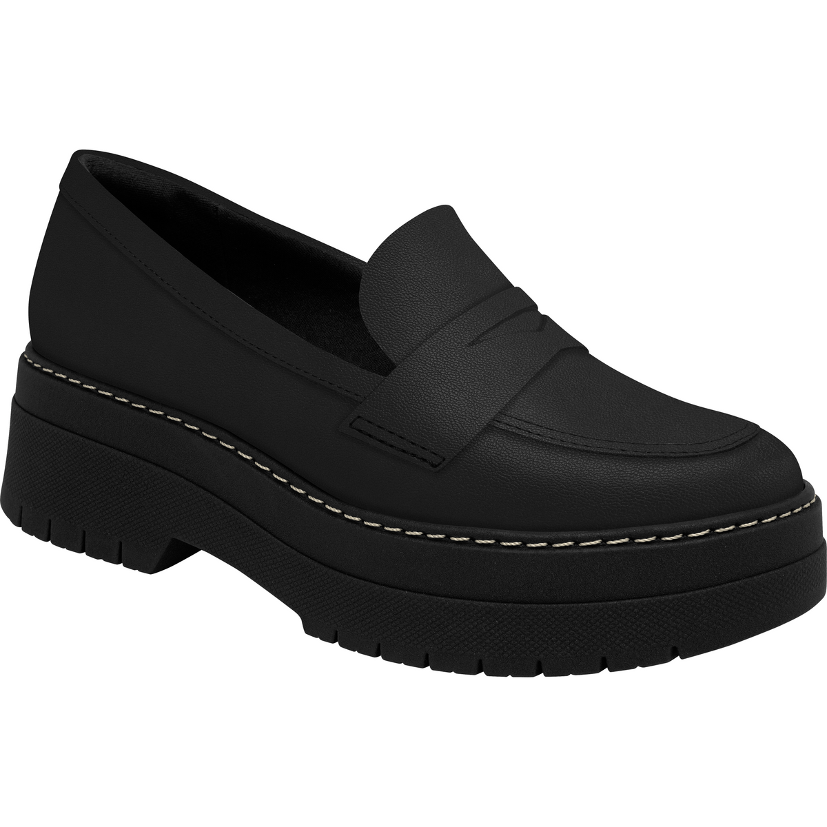Black Chunky Loafers