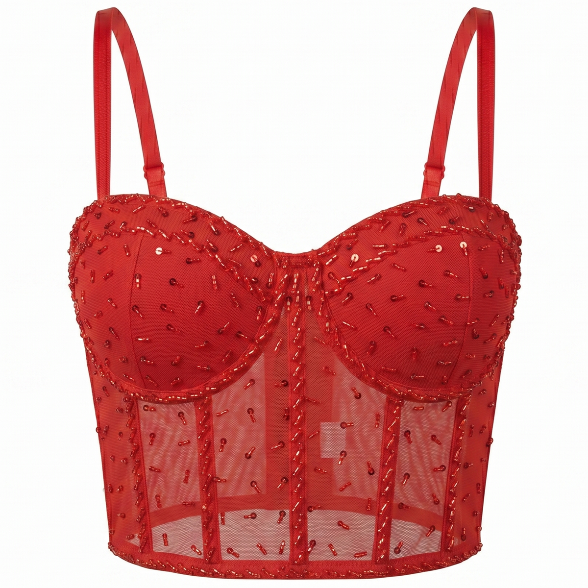 Studded Corset Strapped Top
