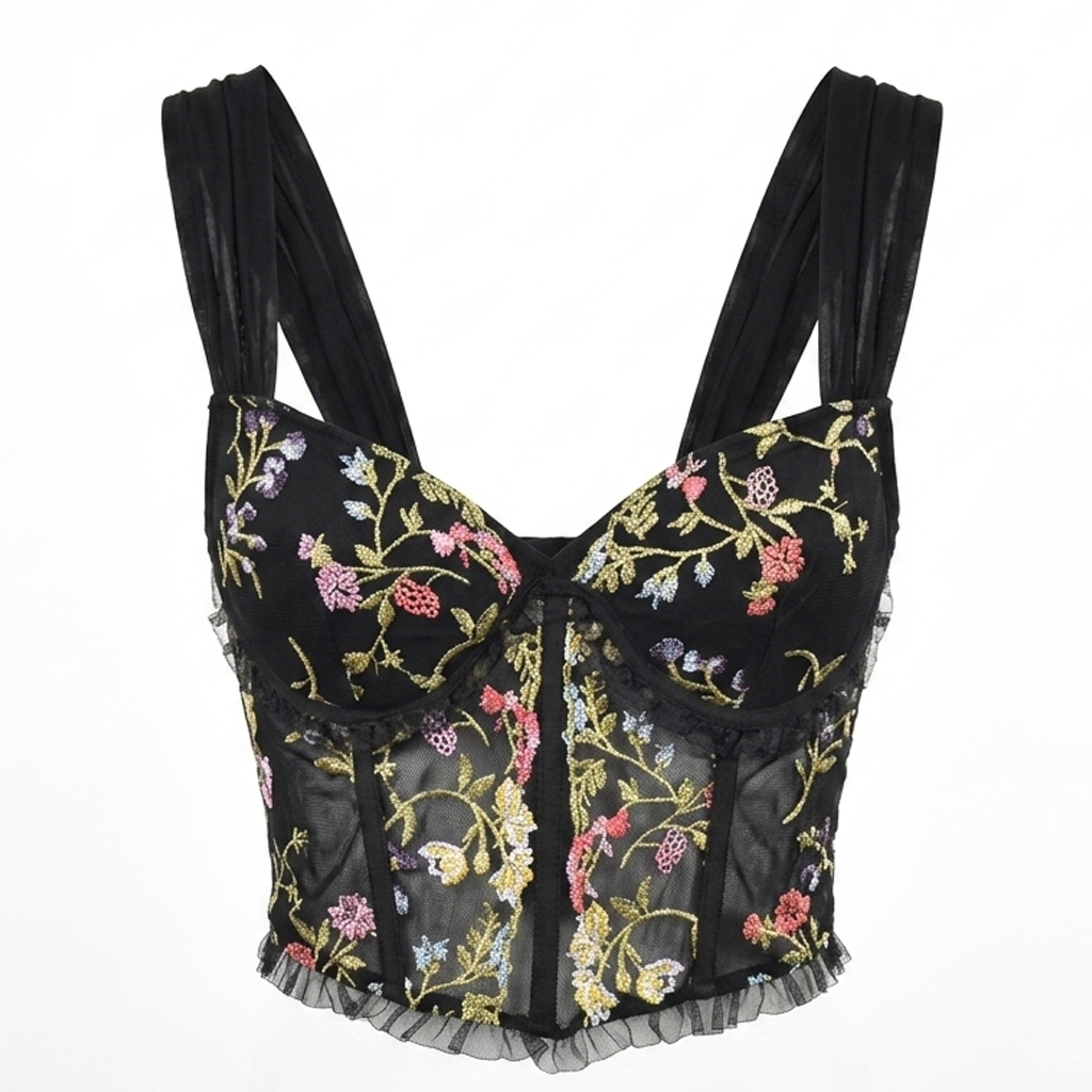 Floral Corset Top