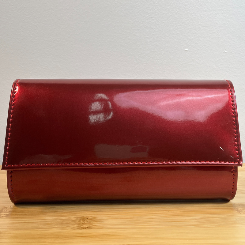 Glossy Red Clutch