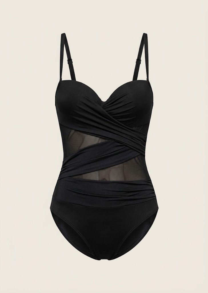 Ruched Wrap Swimsuit