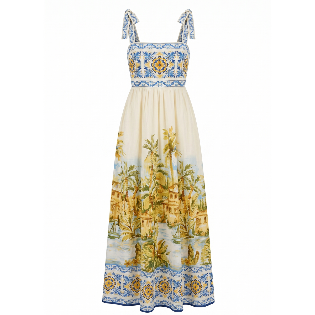 Scenery Print Dress