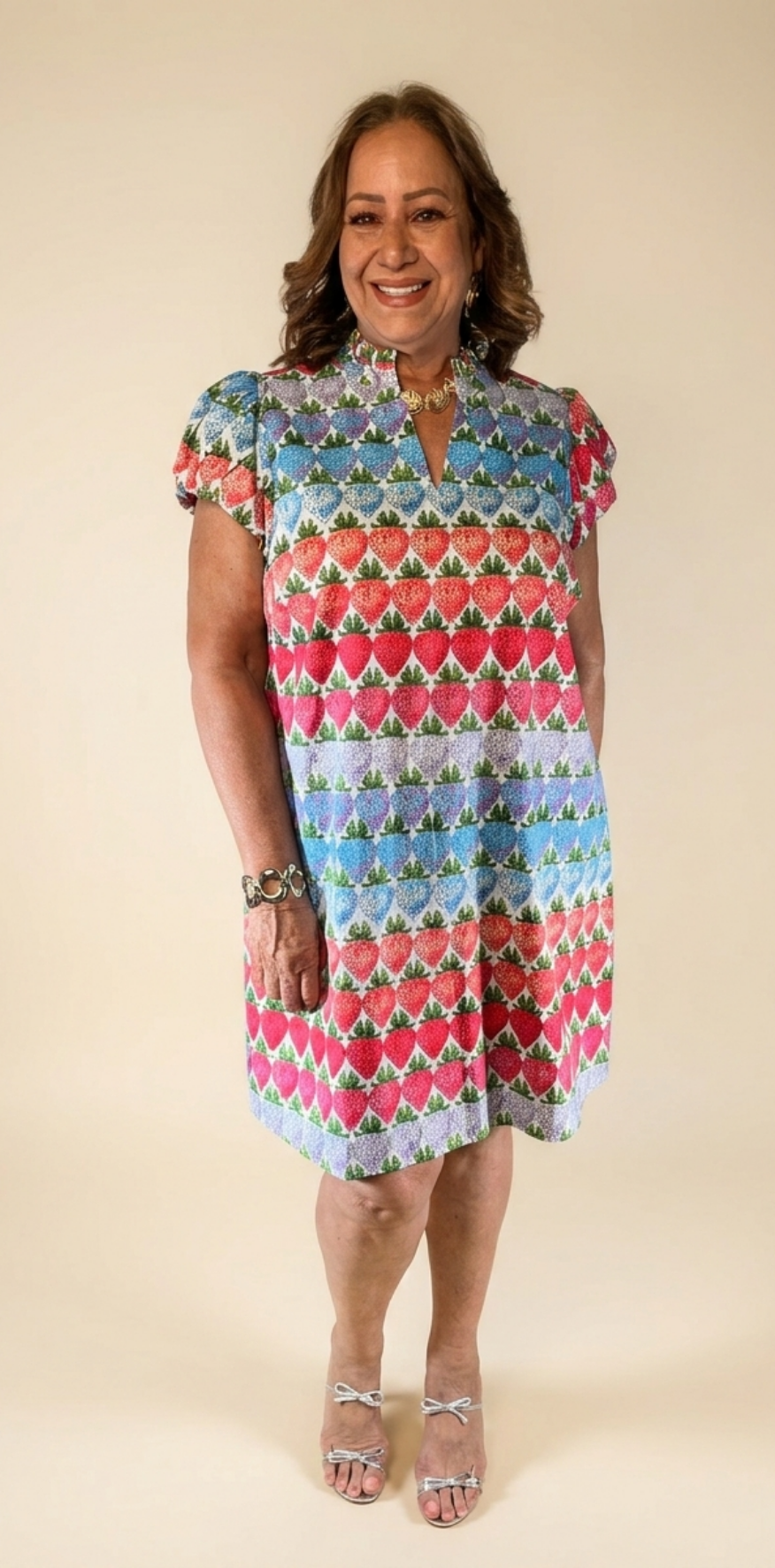 Watercolor Strawberry Print Mini