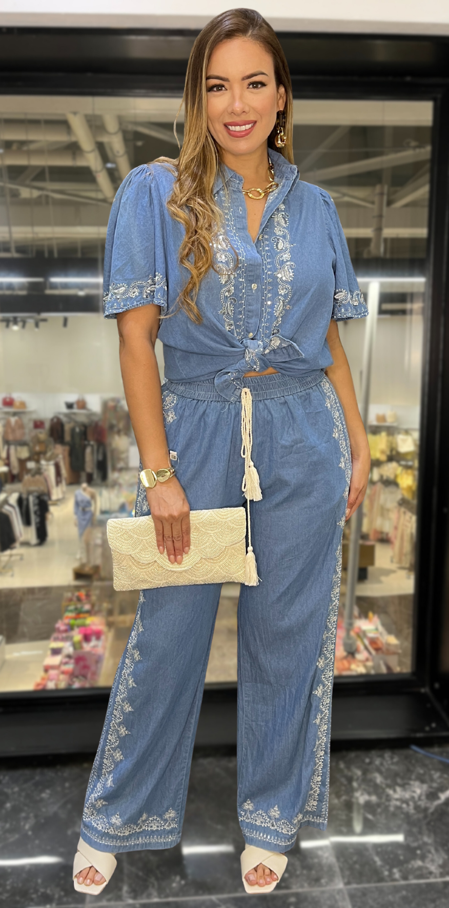 Denim Blue Pants