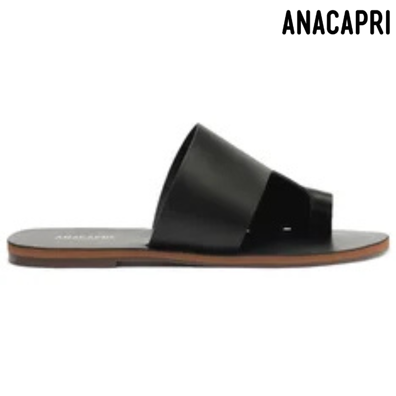 Wide Strap Toe-Ring Sandals