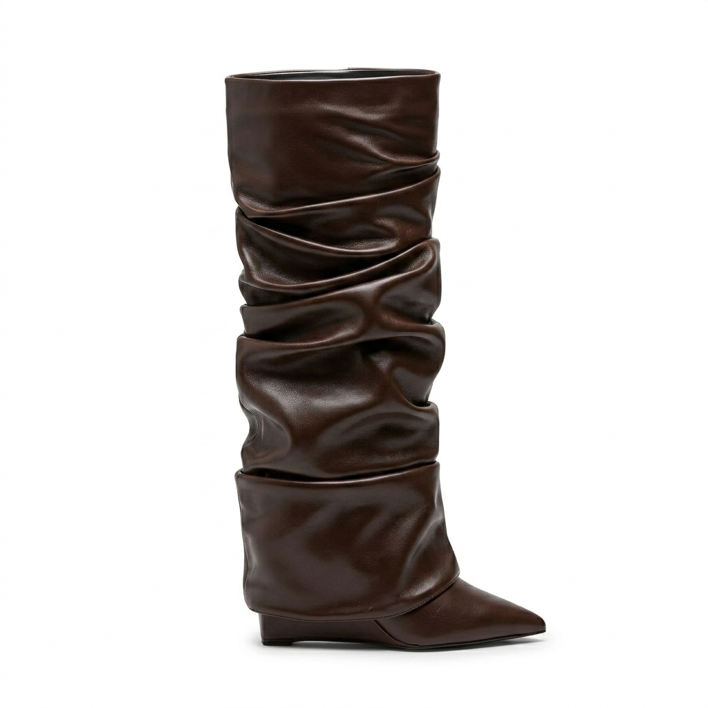 Knee High Wedge Boots