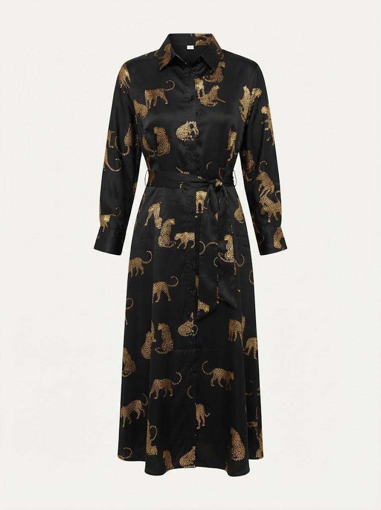 Millenium Print Shirt Dress