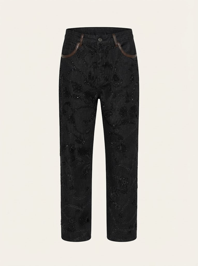 Embellished Casual Jeans