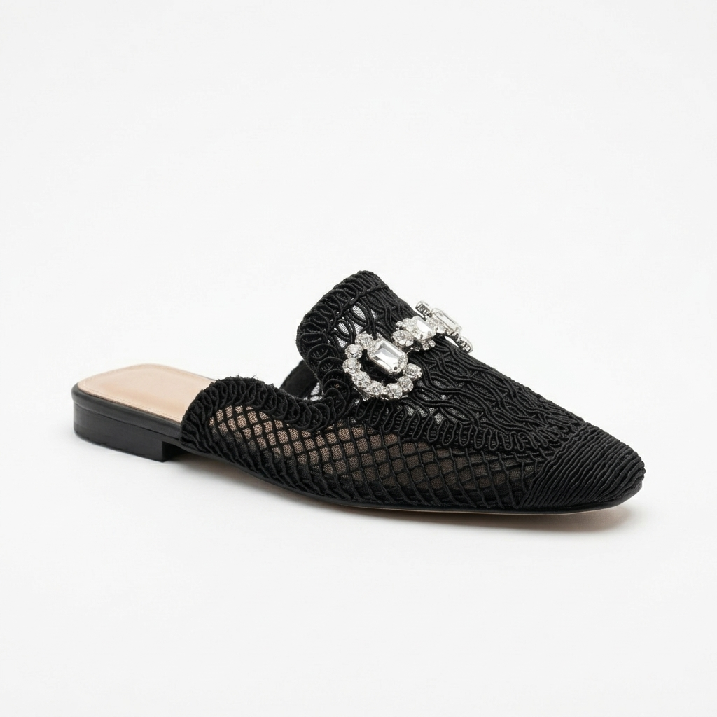 Rhinestones Slide Sandals