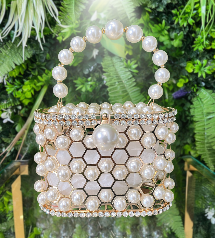 Gold and Pearls Bag