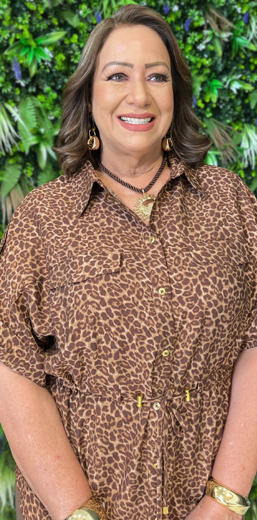 Leopard Print Blouse