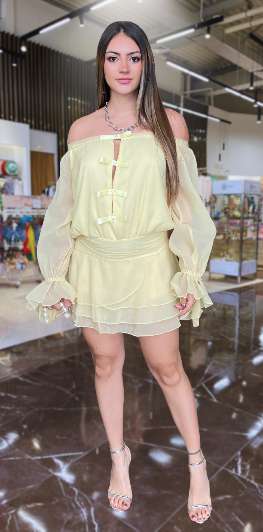 Yellow Minidress