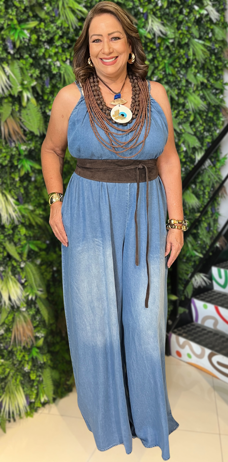 Denim Blue Jumpsuit