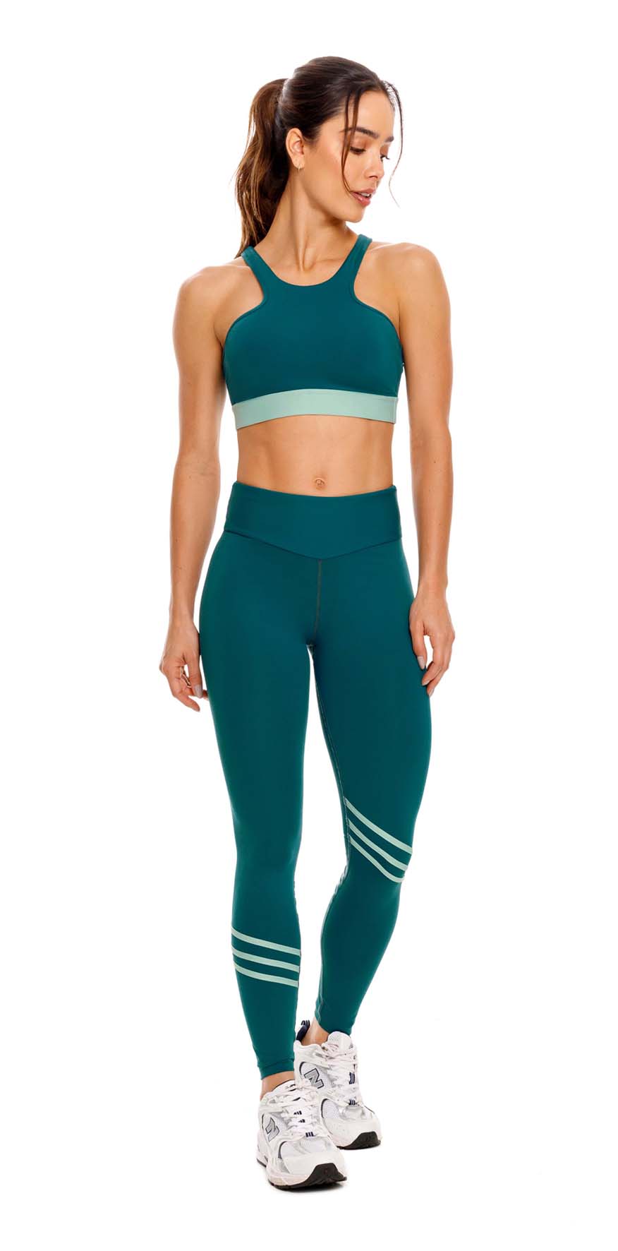 Green Sports Leggings