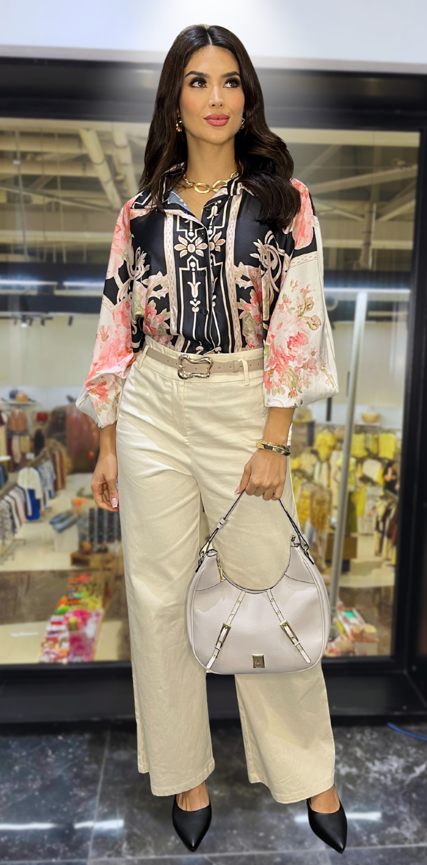 Beige Pants