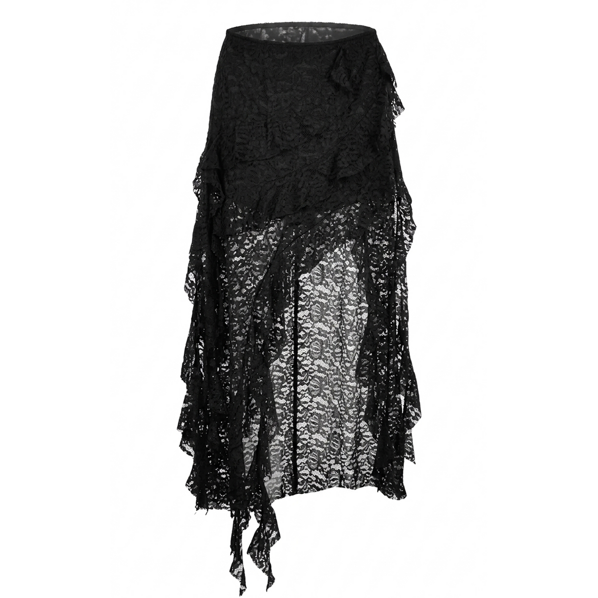 Black Lace Skirt
