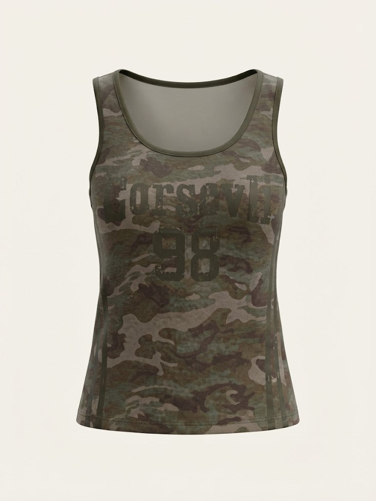 Camo Graphic Tank Top