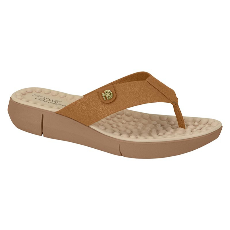 Tan Slide Chunky Sandals