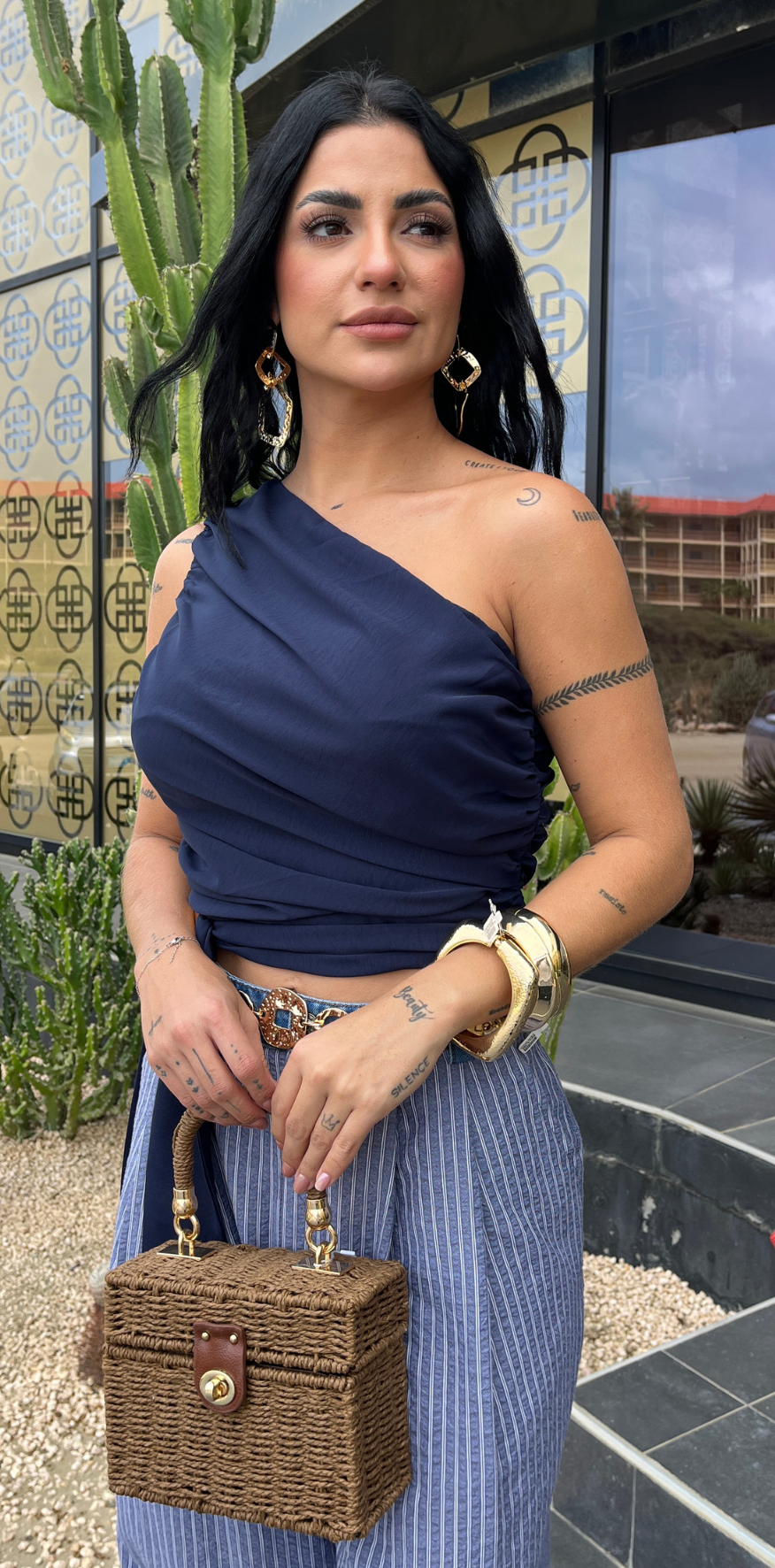 Asymmetrical Crop Top
