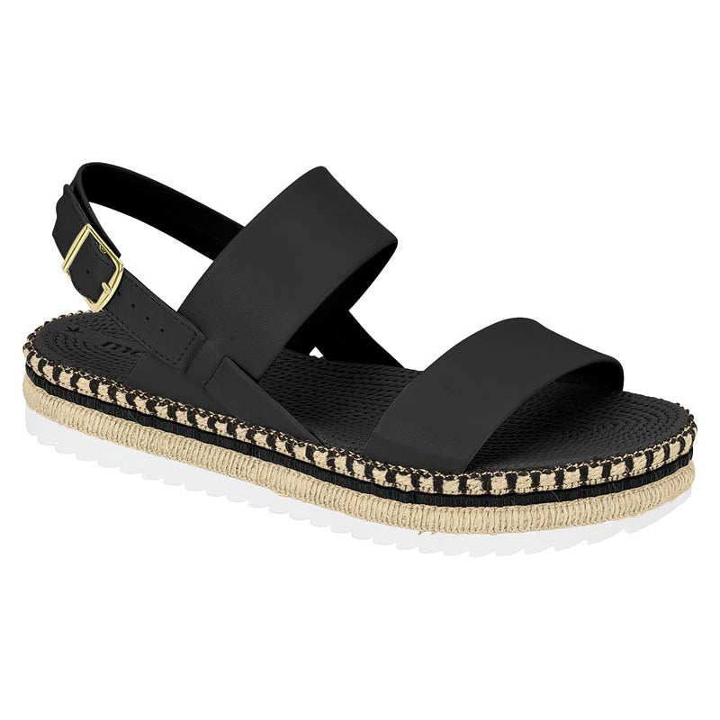 Black Straps Chunky Sandals