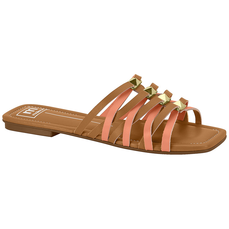 Tan Multi Straps Sandals