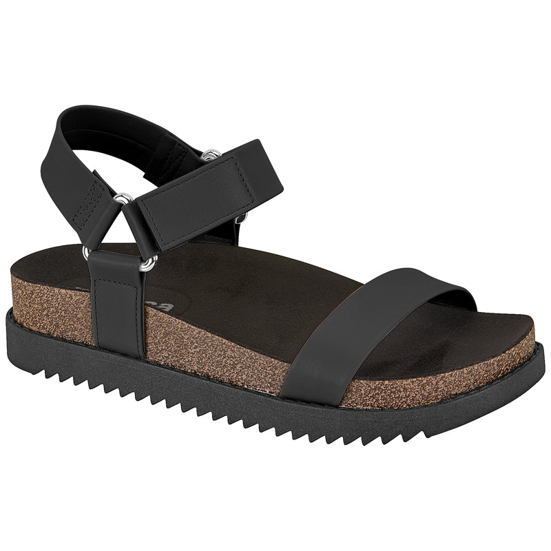 Black Straps Sandals