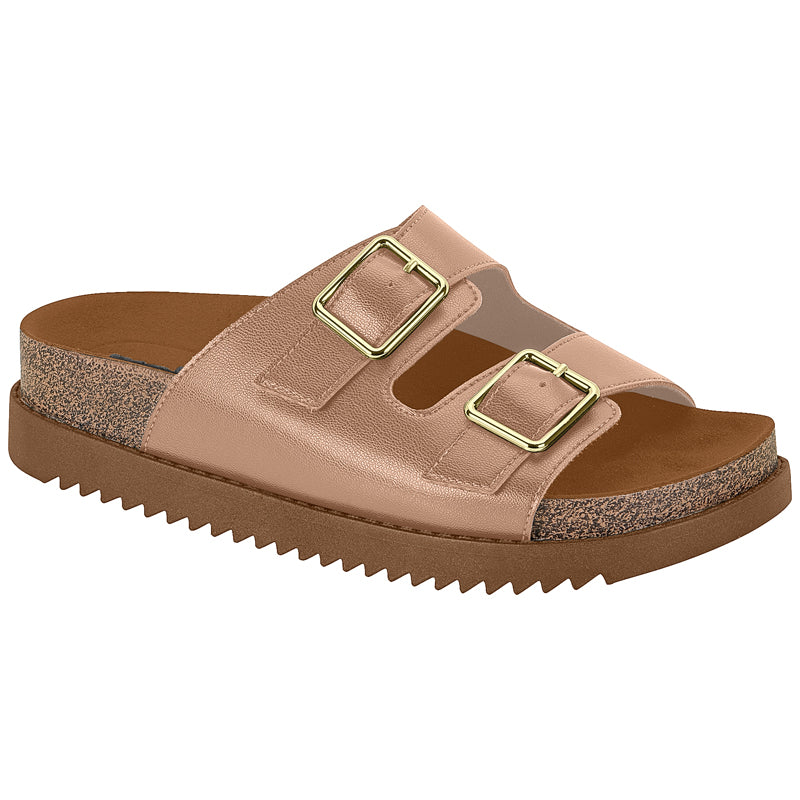 Tan Slide Sandals