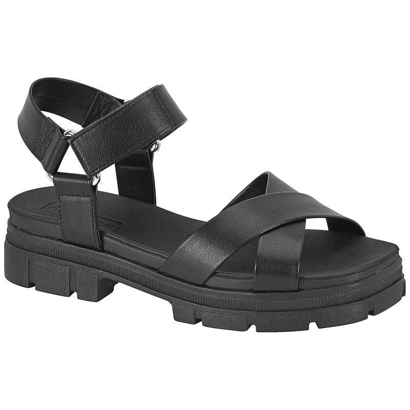 Black Strappy Chunky Sandals