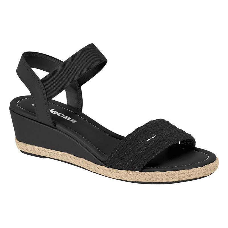 Black Sandal Wedges