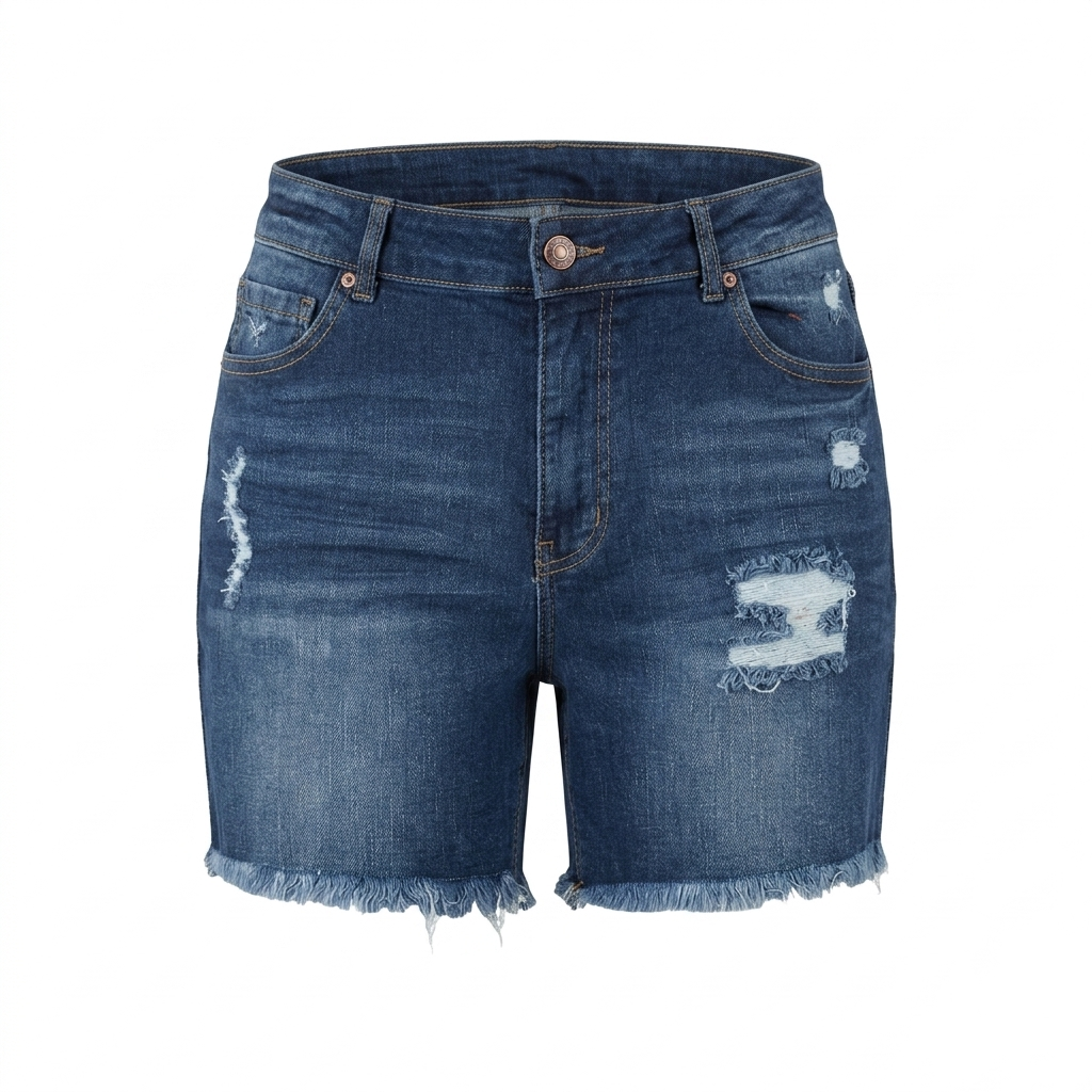 Blue Denim Shorts