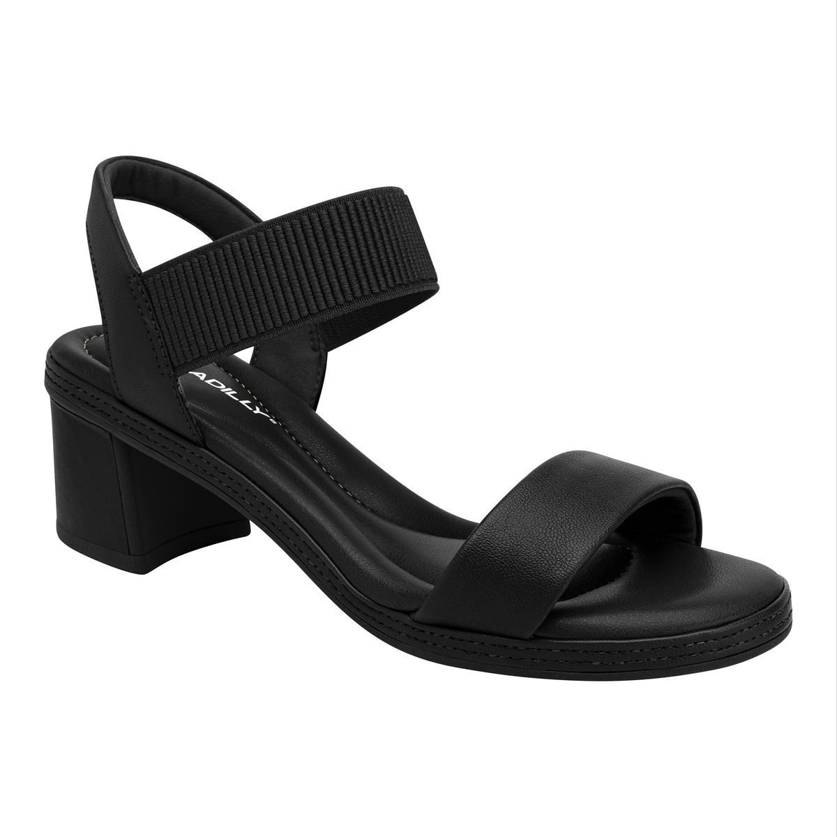 Ankle Strap Low Block Heels