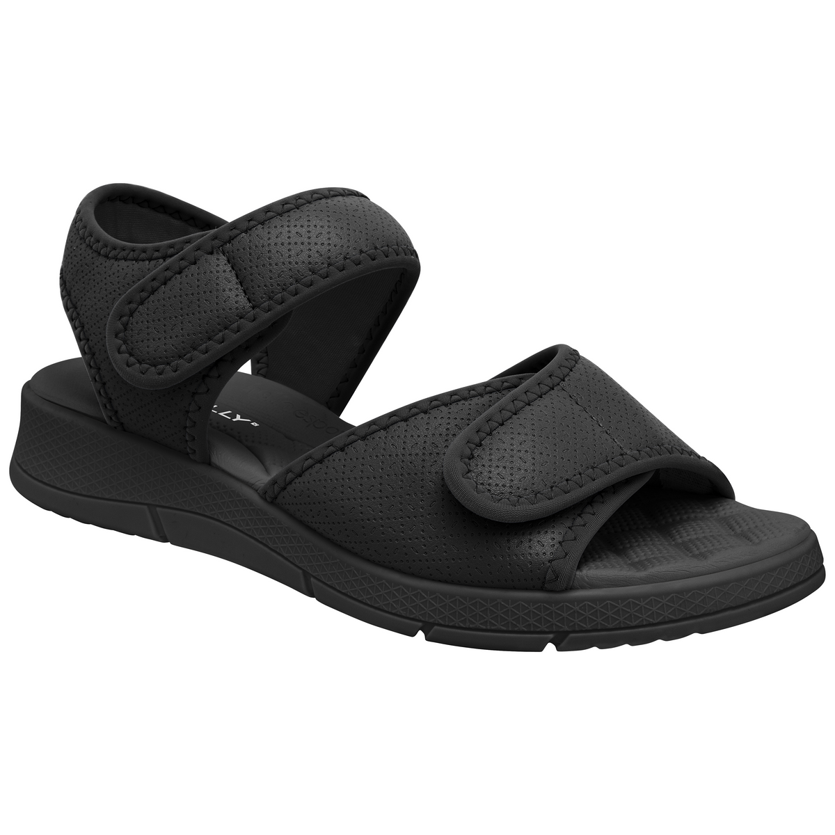 Black Straps Chunky Sandals