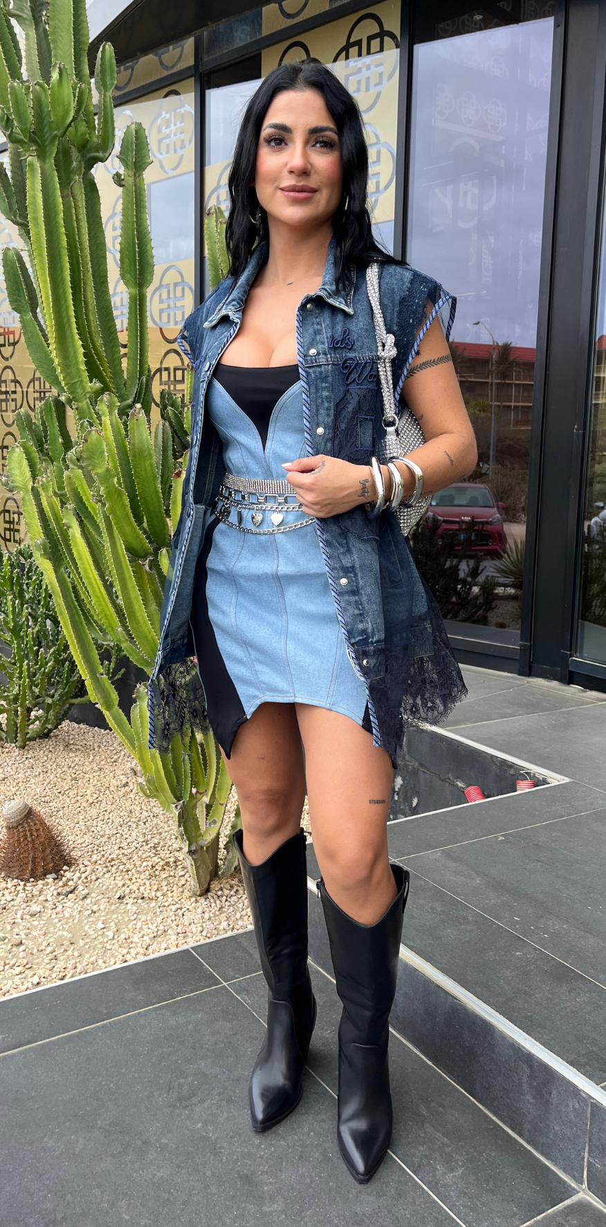 Denim Blue Minidress