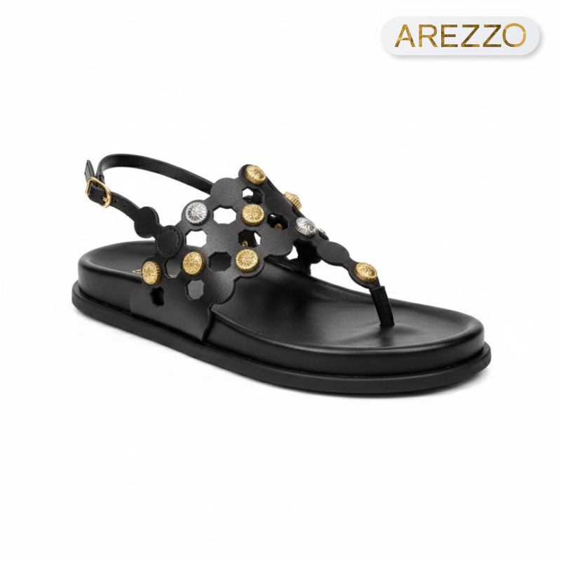 Black Slingback Sandals