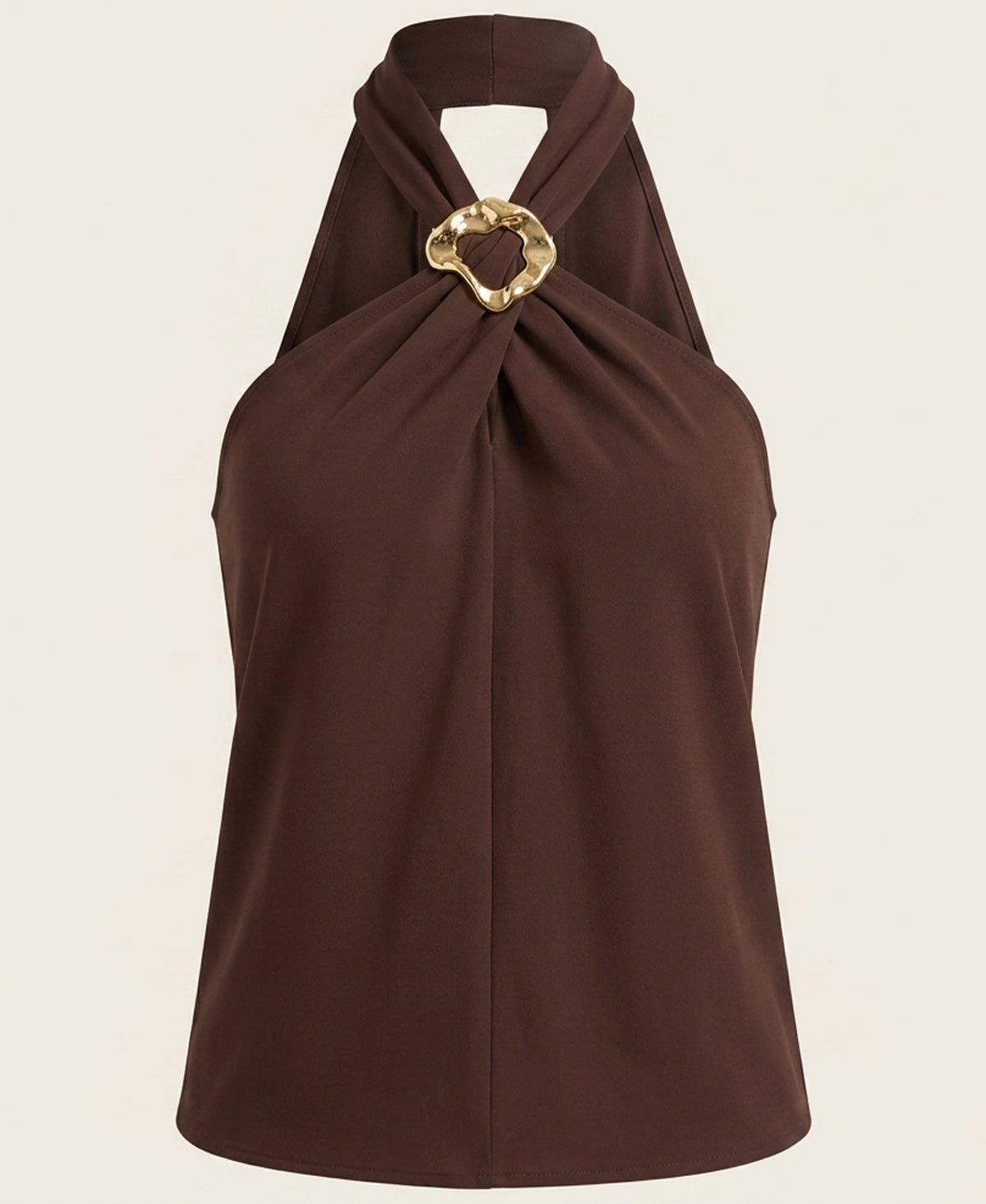 Ring Detail Halter Top